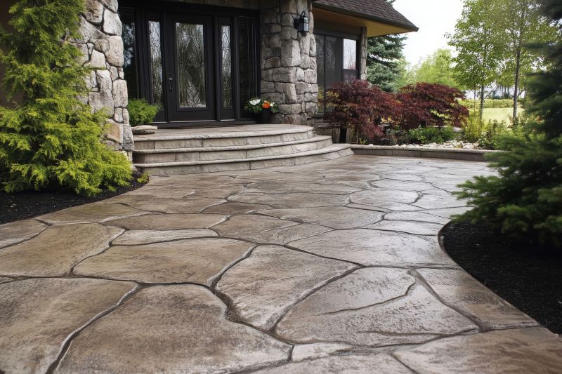 Color-Stamped Concrete